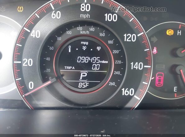 1HGCR2F59GA157744 2016 HONDA ACCORD Белый Вид задних сидений