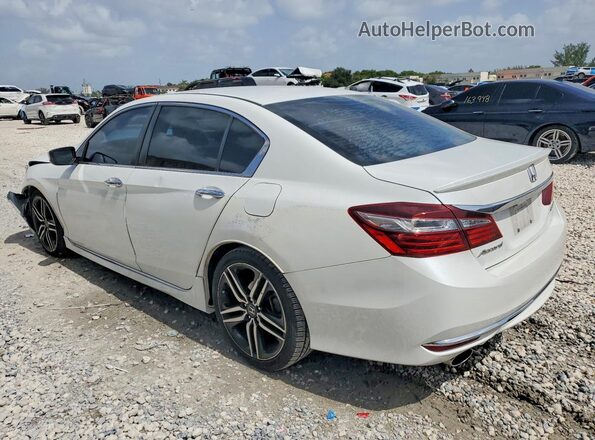 1HGCR2F59GA166301 2016 HONDA ACCORD White Задня ліва чверть
