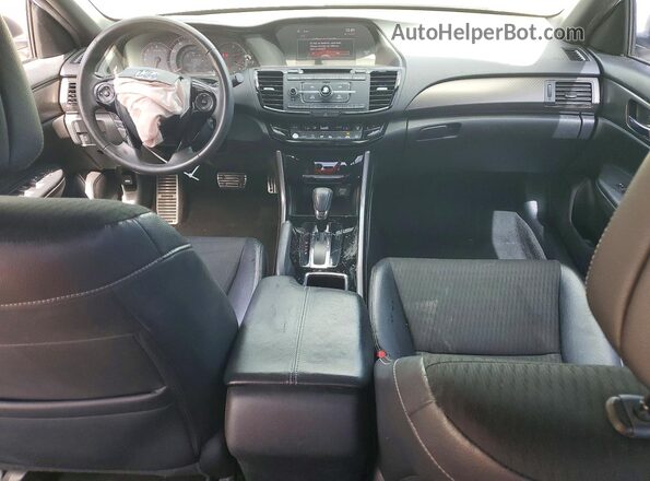 1HGCR2F59GA166301 2016 HONDA ACCORD White Вид панелі приладів