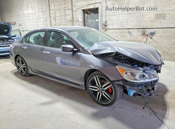1HGCR2F59GA174544 2016 HONDA ACCORD Gray Առջևի աջ