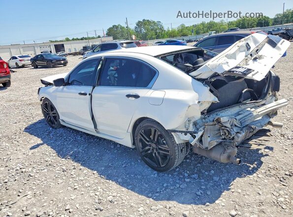 1HGCR2F59GA185396 2016 HONDA ACCORD Белый Задняя левая четверть