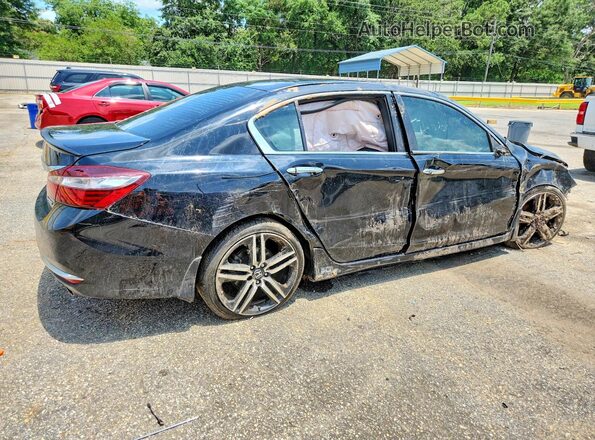 1HGCR2F59GA229039 2016 HONDA ACCORD Black Հետևի աջ
