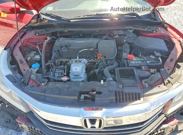 1HGCR2F59HA044569 2017 HONDA ACCORD Red Widok wnętrza z tyłu