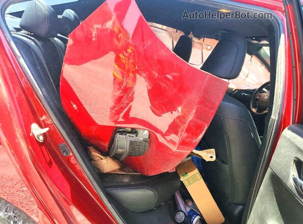 1HGCR2F59HA044569 2017 HONDA ACCORD Red Widok tylnych siedzeń