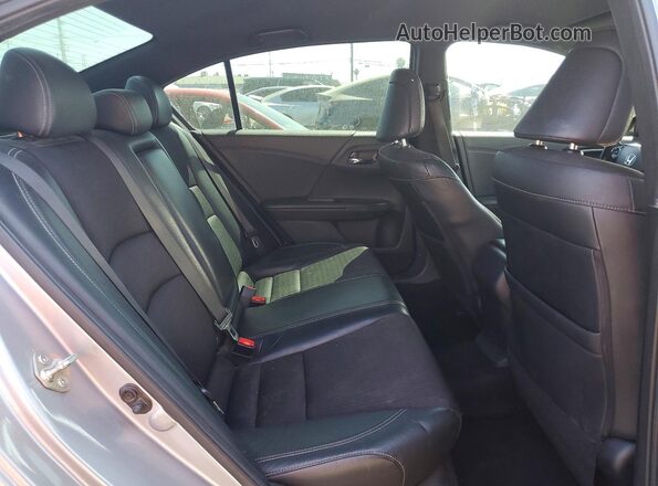 1HGCR2F59HA075451 2017 HONDA ACCORD Silver უკანა სავარძლების ხედი