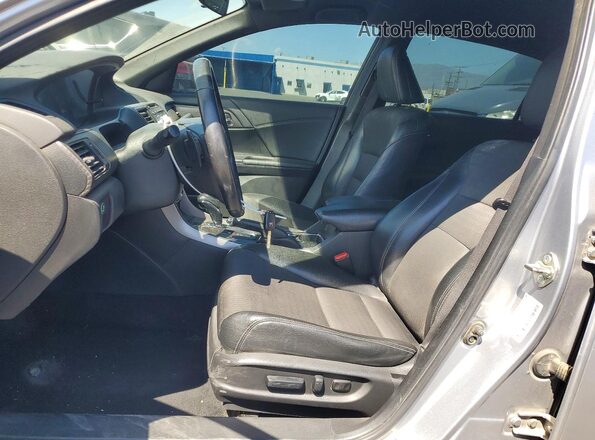1HGCR2F59HA075451 2017 HONDA ACCORD Silver წინა სალონის ხედი