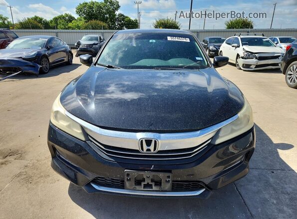 1HGCR2F59HA100834 2017 HONDA ACCORD Черный Вид спереди