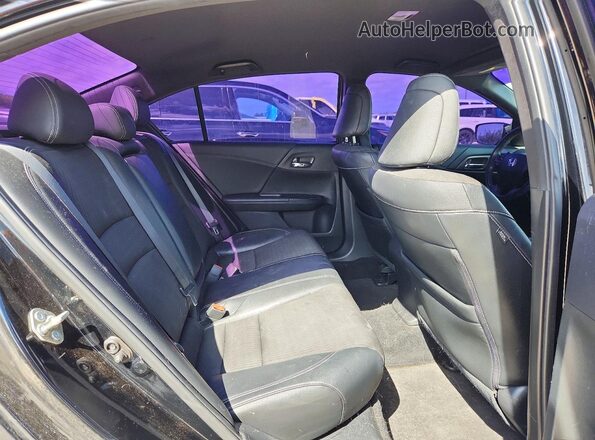 1HGCR2F59HA100834 2017 HONDA ACCORD Черный Вид задних сидений