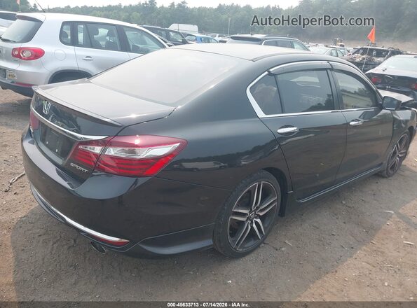 1HGCR2F59HA308079 2017 HONDA ACCORD Black Rear right
