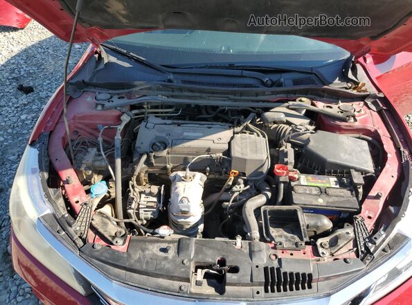 1HGCR2F5XGA122615 2016 HONDA ACCORD Red Вид задньої частини салону