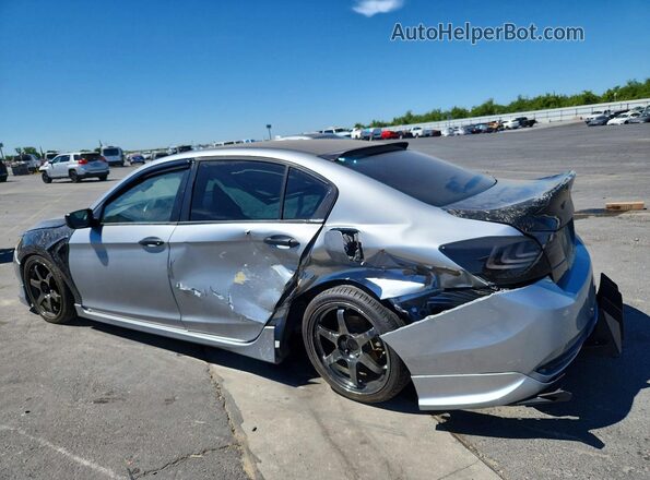 1HGCR2F5XHA030244 2017 HONDA ACCORD Silver Rear left
