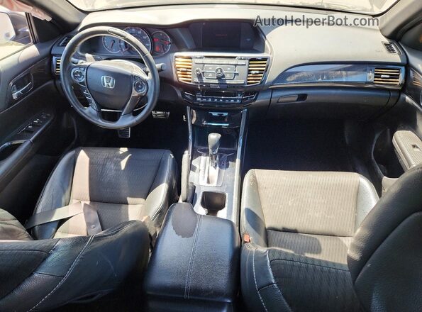1HGCR2F5XHA030244 2017 HONDA ACCORD Silver Dashboard view