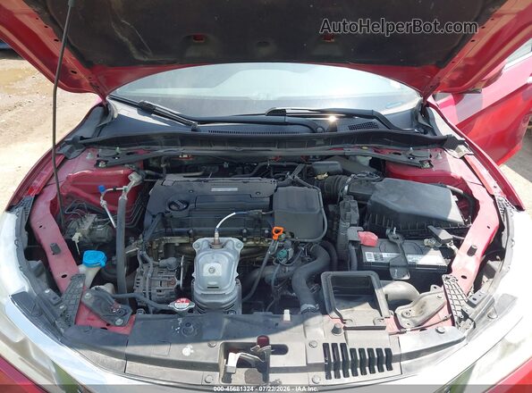 1HGCR2F5XHA048842 2017 HONDA ACCORD Red Вид ззаду