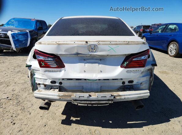 1HGCR2F5XHA049795 2017 HONDA ACCORD White Вид ззаду