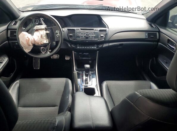 1HGCR2F5XHA188955 2017 HONDA ACCORD Бордовый Вид панели приборов