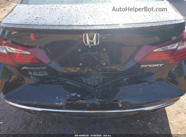 1HGCR2F5XHA249785 2017 HONDA ACCORD Black Вид спереду
