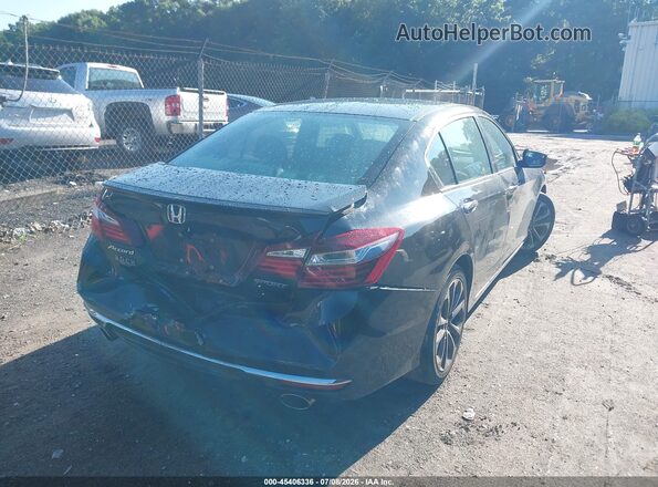 1HGCR2F5XHA249785 2017 HONDA ACCORD Black Задня права чверть