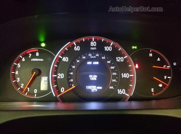 1HGCR2F62GA085911 2016 HONDA ACCORD White Սարքավորումների վահանակի տեսք