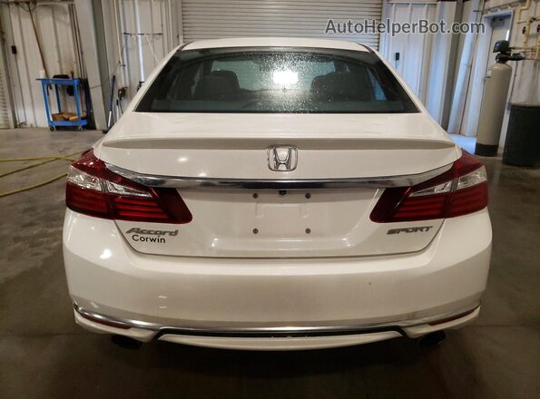 1HGCR2F62GA085911 2016 HONDA ACCORD White Հետևի տեսք