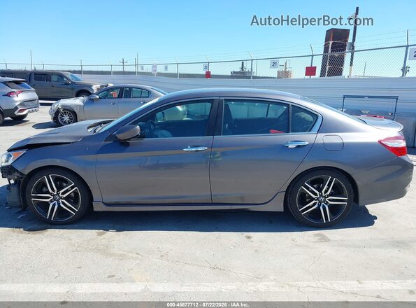 1HGCR2F65HA014719 2017 HONDA ACCORD Gray 