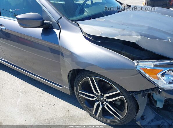 1HGCR2F65HA014719 2017 HONDA ACCORD Gray 