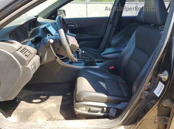 1HGCR2F67GA804537 2016 HONDA ACCORD Black Vista interior delantera