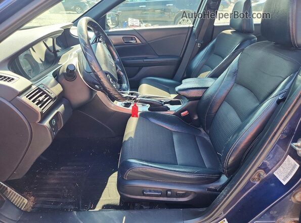 1HGCR2F68GA060852 2016 HONDA ACCORD Blue Vista interior delantera