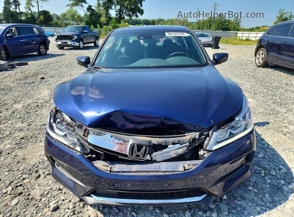 1HGCR2F68GA060852 2016 HONDA ACCORD Blue Vista frontal