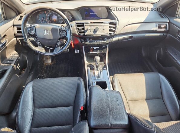 1HGCR2F68GA060852 2016 HONDA ACCORD Blue Vista del salpicadero