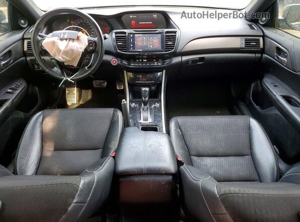 1HGCR2F68HA804256 2017 HONDA ACCORD Black Dashboard view