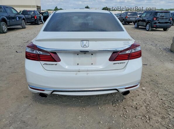 1HGCR2F69HA022340 2017 HONDA ACCORD White უკანა ხედი