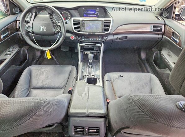 1HGCR2F70GA120549 2016 HONDA ACCORD Black Առջևի վահանակի տեսք
