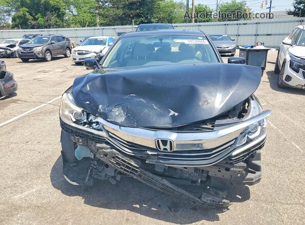 1HGCR2F70HA006424 2017 HONDA ACCORD Black წინა ხედი