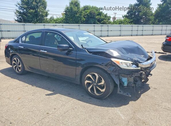 1HGCR2F70HA006424 2017 HONDA ACCORD Black წინა მარჯვენა
