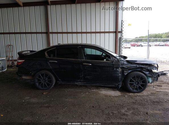 1HGCR2F70HA181613 2017 HONDA ACCORD Черный Вид щитка приборов