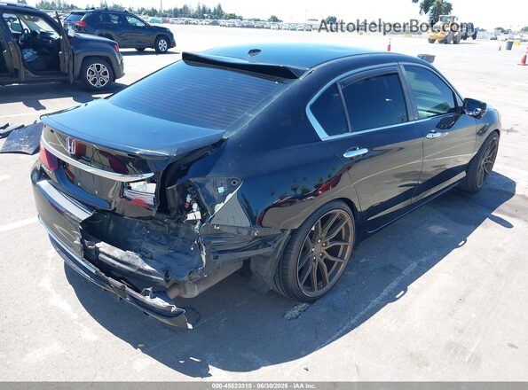 1HGCR2F70HA203125 2017 HONDA ACCORD Black Trasero derecho