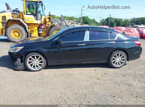 1HGCR2F71GA050138 2016 HONDA ACCORD Black Սալոնի 360 աստիճան տեսք