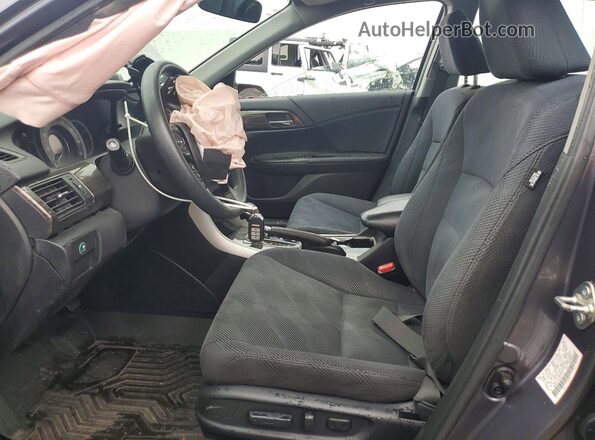 1HGCR2F72GA033770 2016 HONDA ACCORD Gray Вид салону спереду