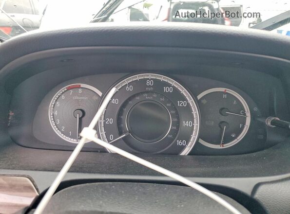 1HGCR2F72GA033770 2016 HONDA ACCORD Gray Вид щитка приладів