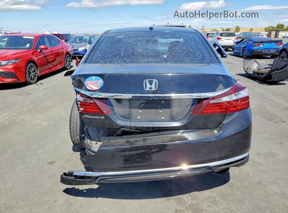 1HGCR2F72GA076215 2016 HONDA ACCORD Black Vista trasera
