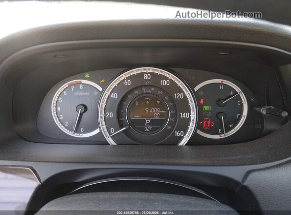 1HGCR2F72GA214268 2016 HONDA ACCORD White Вид задніх сидінь