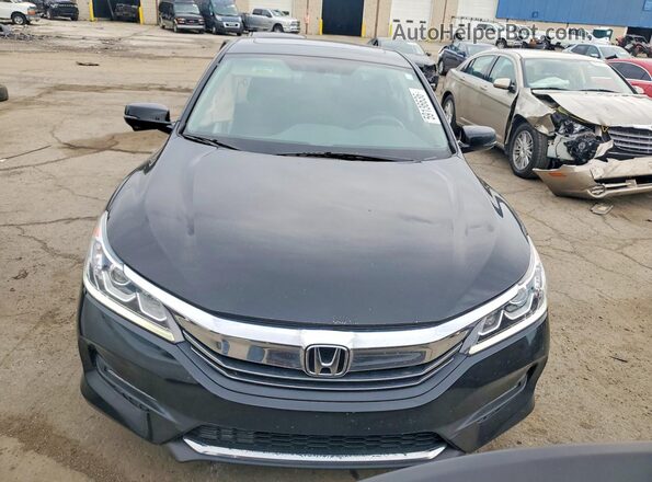 1HGCR2F73GA001555 2016 HONDA ACCORD Черный Вид спереди