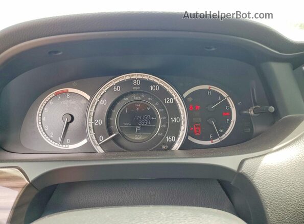 1HGCR2F73GA128984 2016 HONDA ACCORD Gray Սարքավորումների վահանակի տեսք