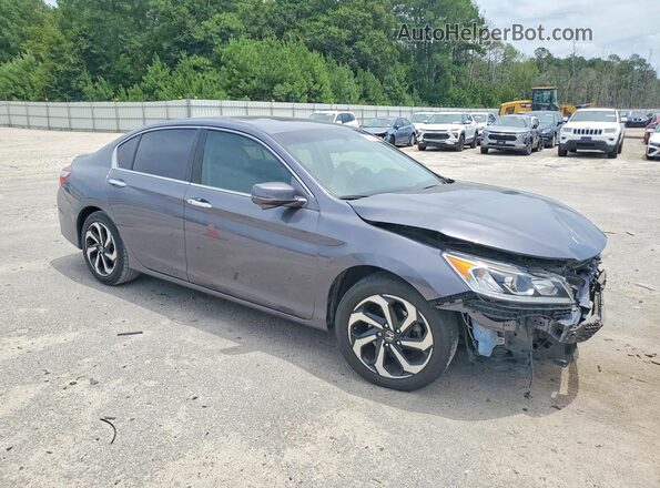 1HGCR2F73GA128984 2016 HONDA ACCORD Gray Առջևի աջ