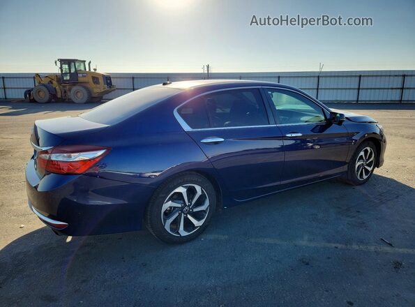 1HGCR2F73GA184200 2016 HONDA ACCORD Синий Задняя правая четверть