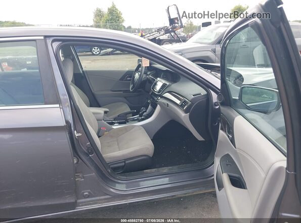 1HGCR2F73GA206194 2016 HONDA ACCORD Gray Widok wnętrza z przodu
