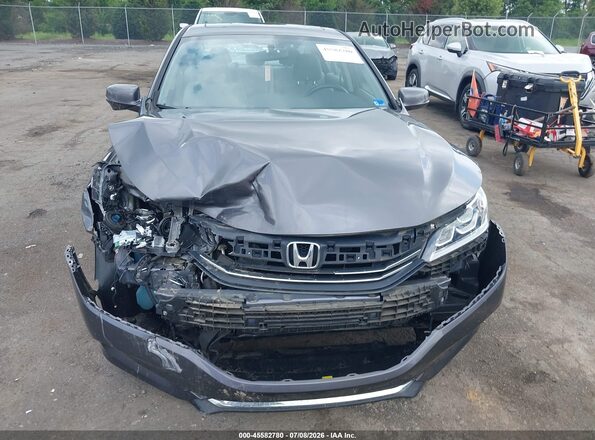 1HGCR2F73GA206194 2016 HONDA ACCORD Gray Widok z przodu