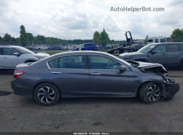 1HGCR2F73GA206194 2016 HONDA ACCORD Gray Widok wnętrza z tyłu