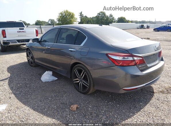 1HGCR2F73HA090982 2017 HONDA ACCORD Серый Задняя левая четверть