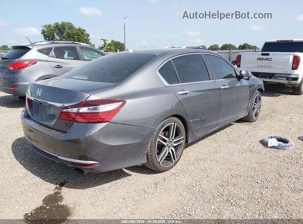 1HGCR2F73HA090982 2017 HONDA ACCORD Серый Задняя правая четверть
